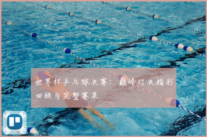 世界杯乒乓球决赛：巅峰对决精彩回顾与完整赛果